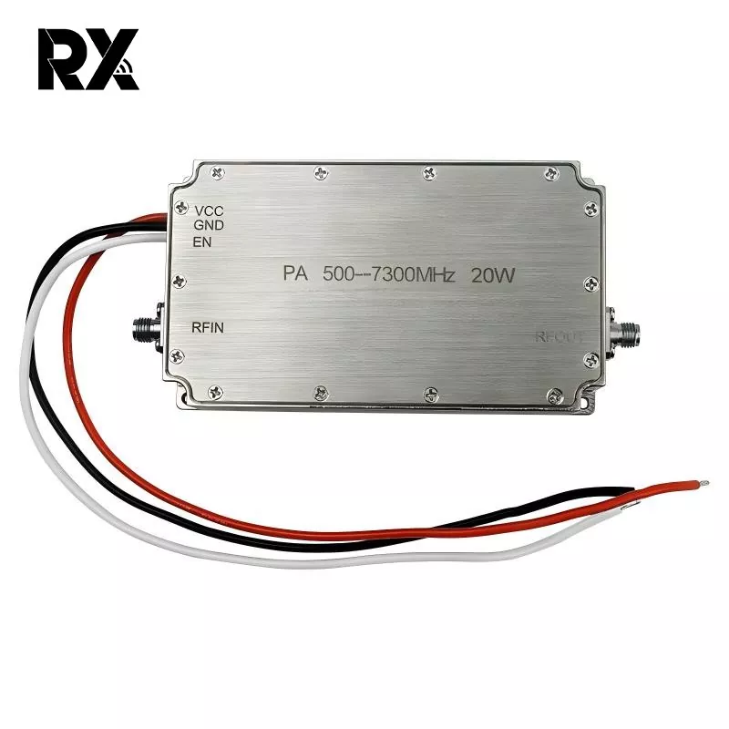 Amplificador de potencia de banda ultraancha de 20W 500-7300MHz