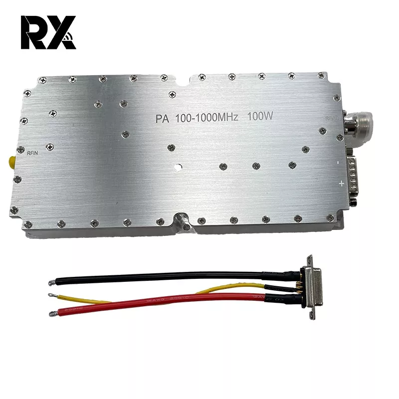 Amplificador de potencia de banda ancha de alta potencia 100W 100-1000MHz