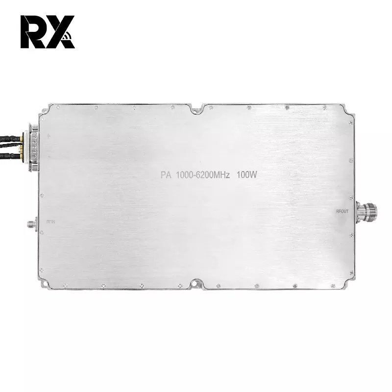 Amplificador de potencia de 100 W de alta potencia de banda ultraancha de 1000-6000 MHz
